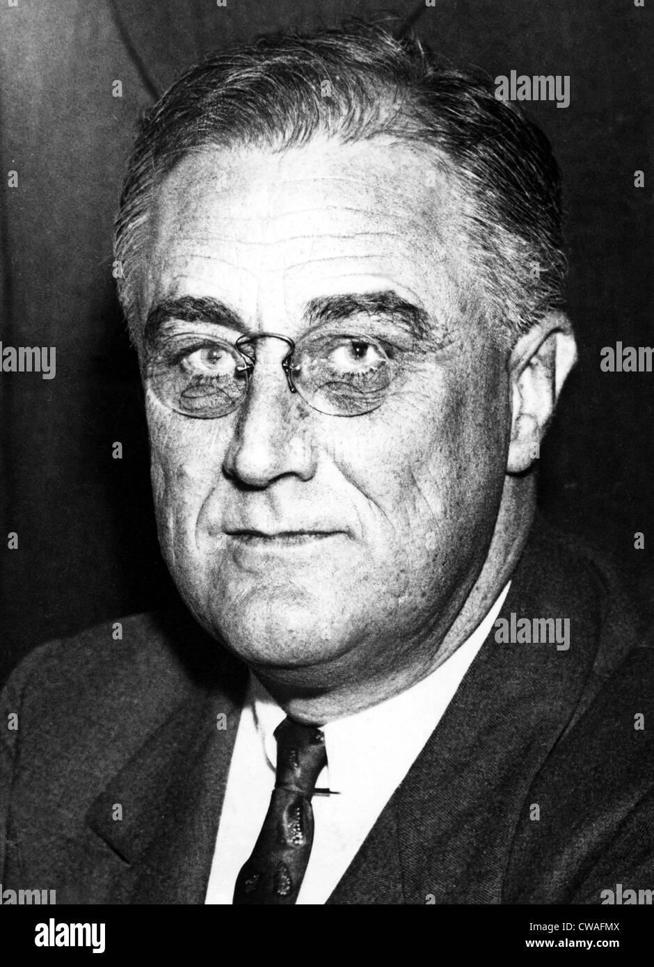 Le Président Franklin Delano Roosevelt (1882-1945) 32e président, 1/30/34. Avec la permission de la CSU : Archives / Everett Collection Banque D'Images