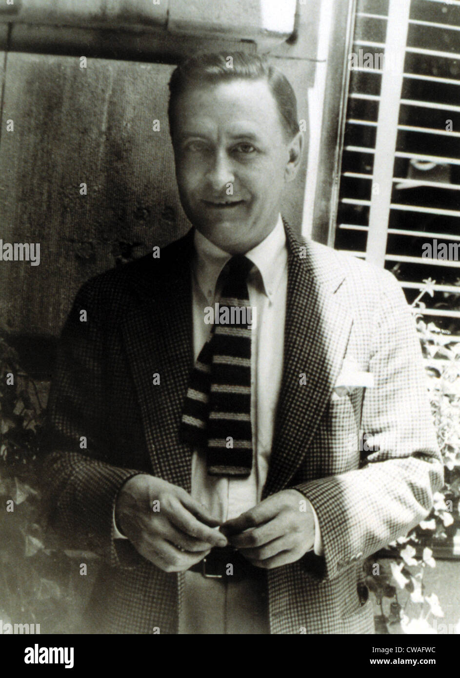 F. Scott Fitzgerald, Hollywood, 1937. Avec la permission de la CSU : Archives / Everett Collection Banque D'Images