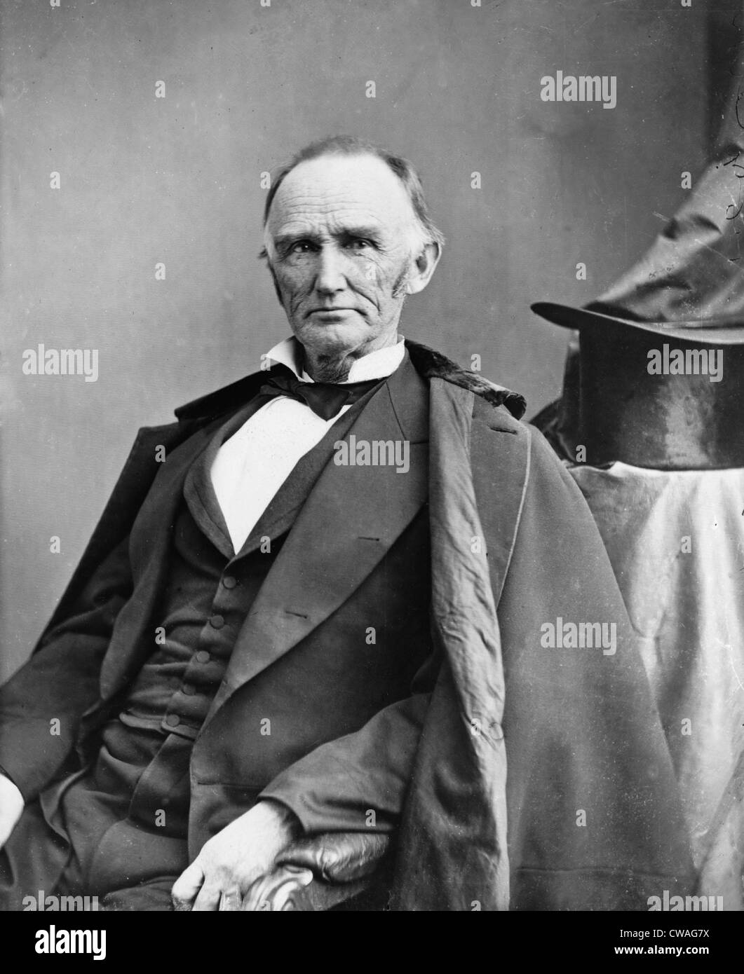 Montgomery Blair (1813-1883) a été parmi les fondateurs du parti républicain dans les années 1850 et fait campagne pour Lincoln en 1860. Banque D'Images