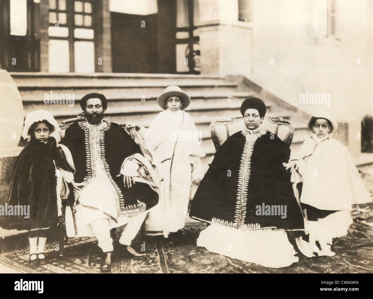 L'Empereur Hailé Sélassié I et la reine d'Abyssinie, 1930.. Avec la permission de la CSU : Archives / Everett Collection Banque D'Images