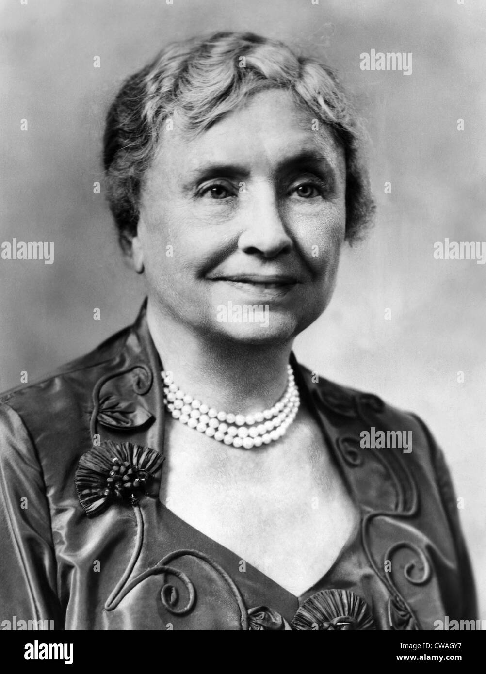 Helen Keller, c. Années 50.. Avec la permission de la CSU : Archives / Everett Collection Banque D'Images