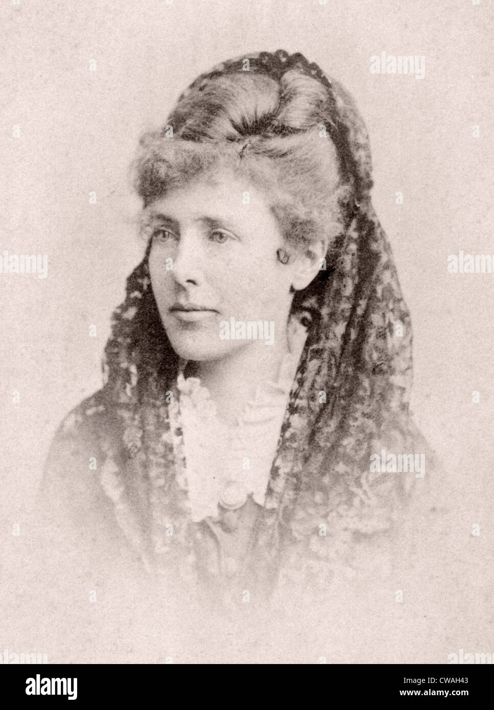 Kate Field (1838-1896), journaliste et féministe, a créé un journal, KATE FIELD'S WASHINGTON, en 1889. Banque D'Images