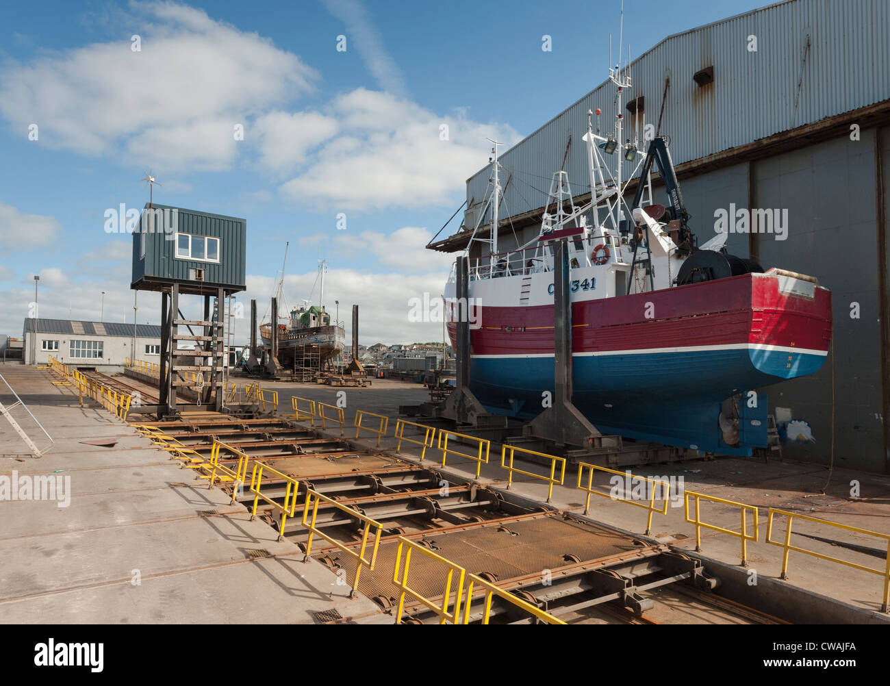 Macduff Shipyard Banque D'Images