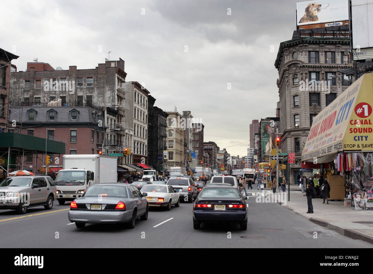 New York, le trafic routier Banque D'Images