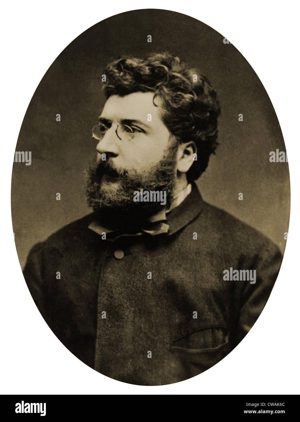 Georges Bizet (1838-1875), compositeur français d'après son célèbre opéra, Carmen (1875), sur une histoire de l'auteur français contemporain Banque D'Images