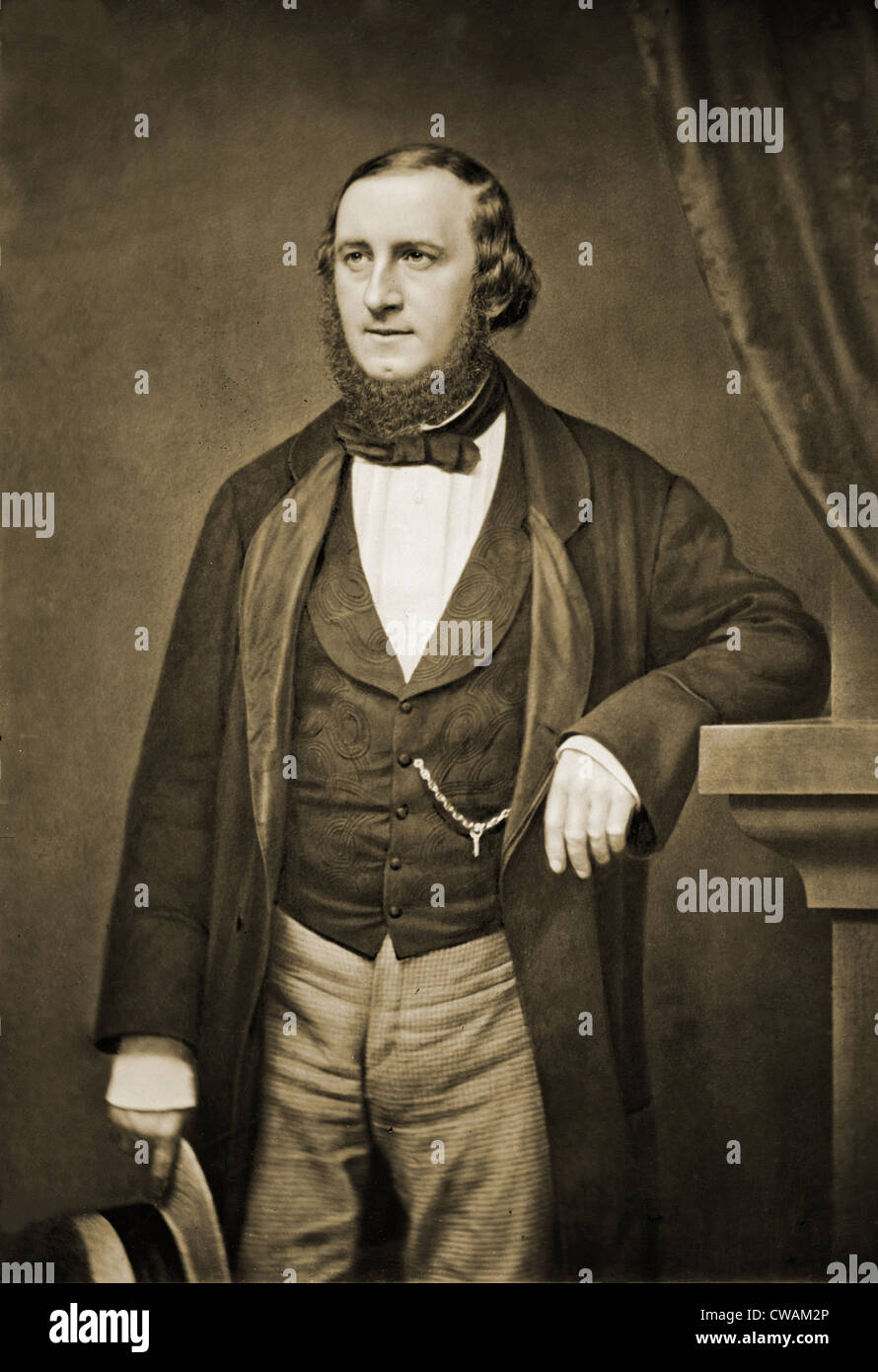 William Vincent Wallace (1812-1865), compositeur et musicien irlandais. 1860. Banque D'Images
