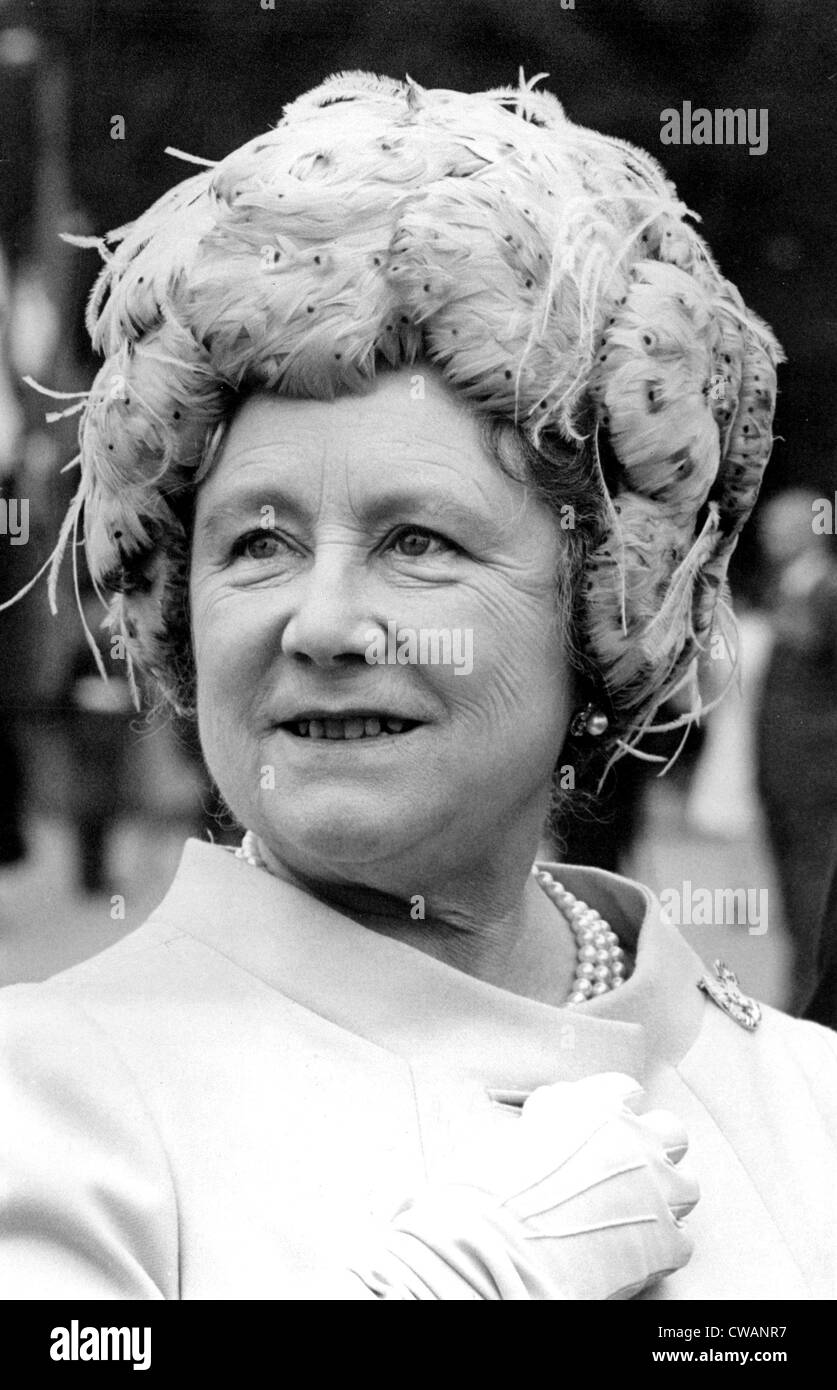 La reine Elizabeth (alias Reine Mère), mai 1971. Avec la permission de la CSU : Archives / Everett Collection Banque D'Images