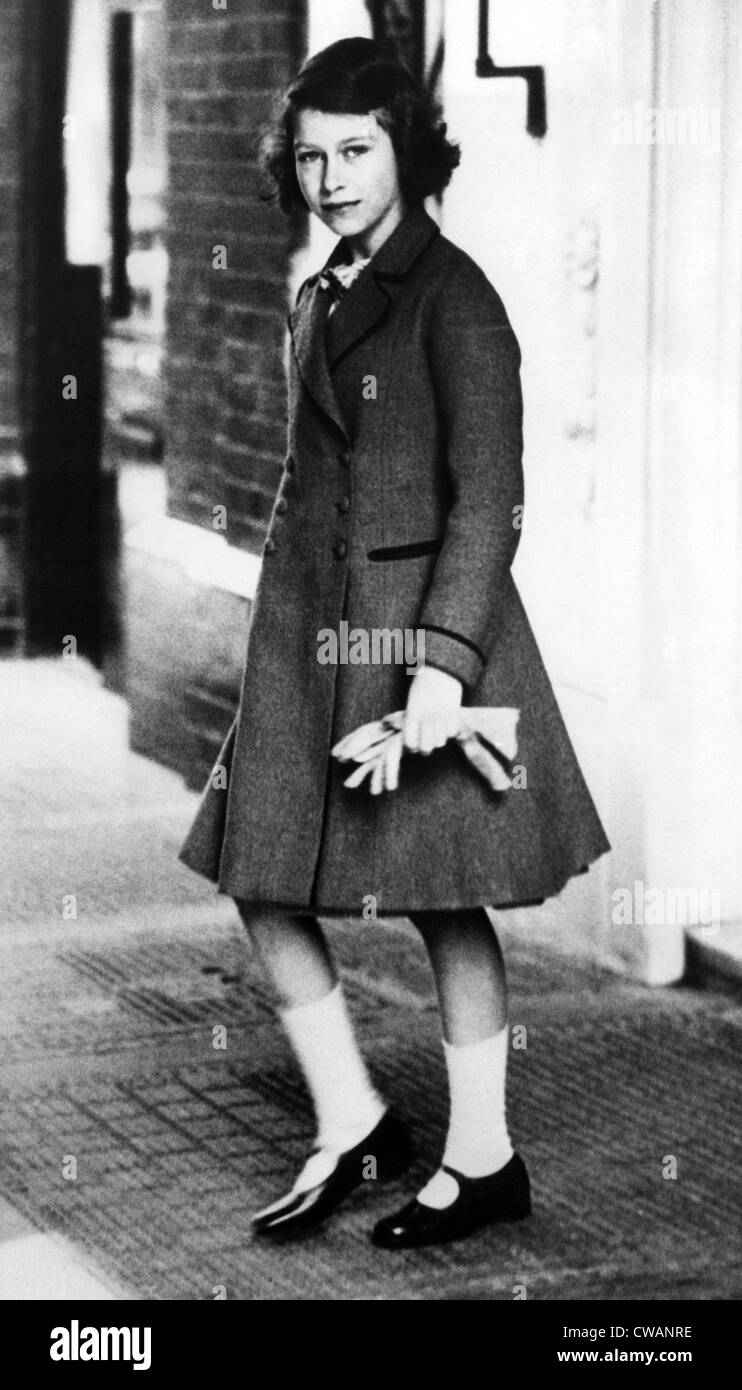 La princesse Elizabeth, (la future reine Elizabeth II), le 22 avril 1939.. Avec la permission de la CSU : Archives / Everett Collection Banque D'Images