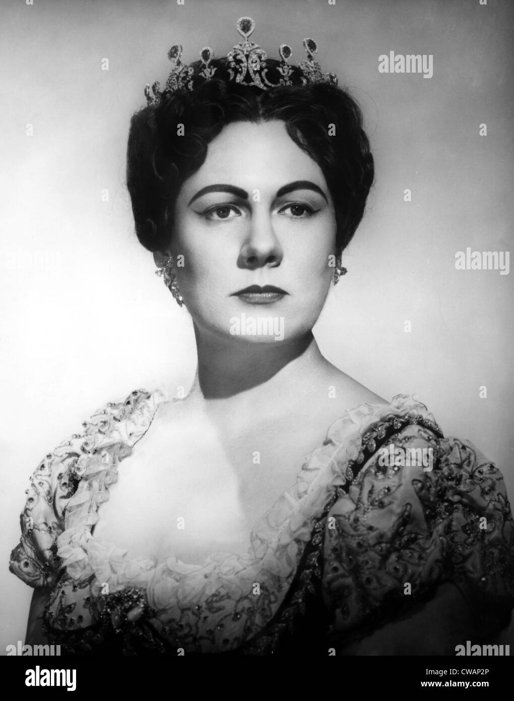 Renata Tebaldi dans le rôle-titre de Tosca de Puccini, vers 1960. Avec la permission de la CSU : Archives / Everett Collection Banque D'Images