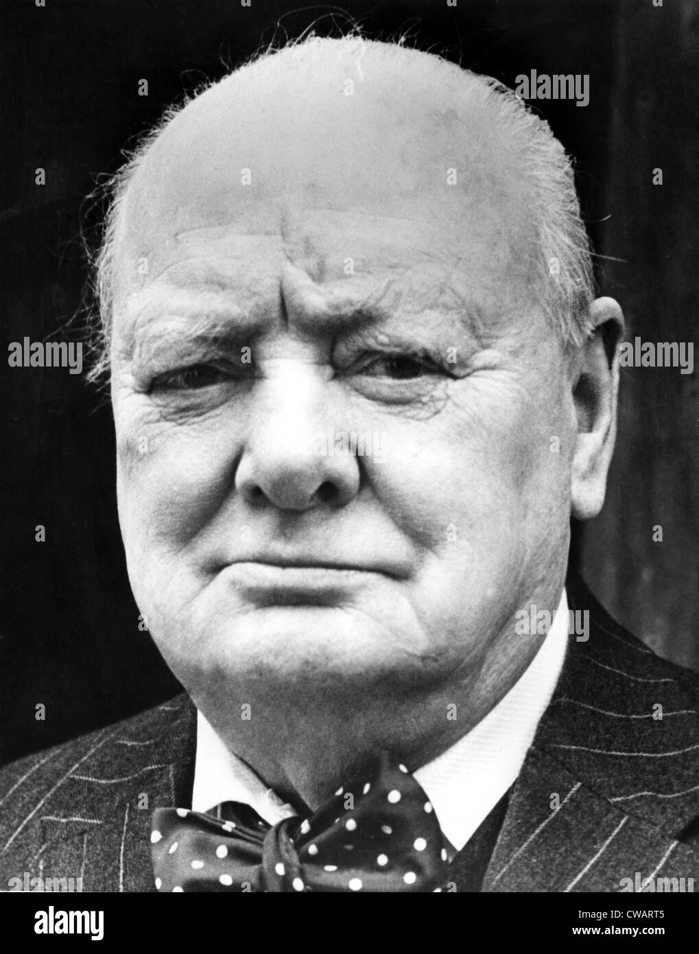 Winston Churchill (1874-1965), premier ministre britannique et prix Nobel de littérature 1953. D'être retourné à être Premier Banque D'Images