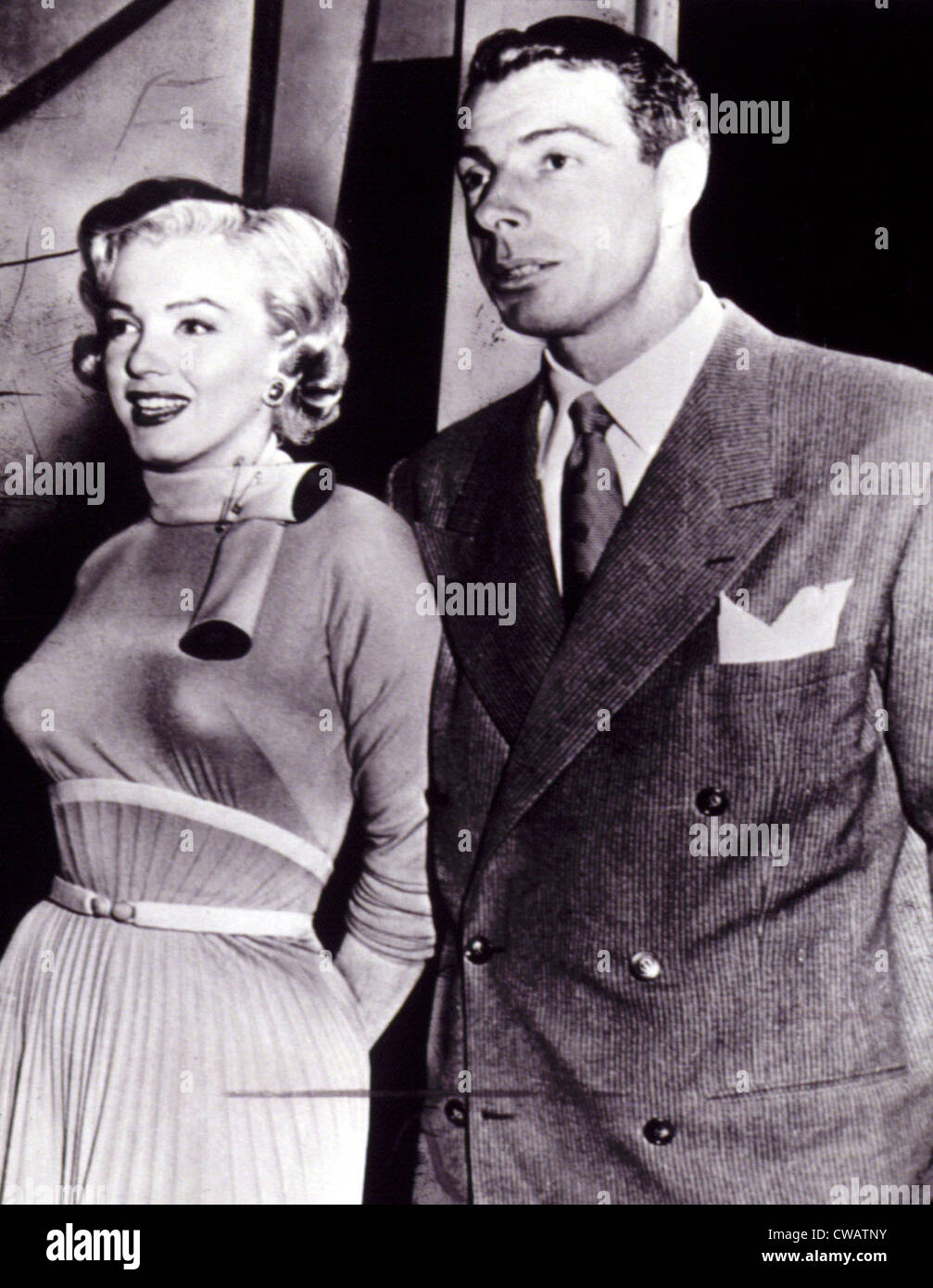 Marilyn Monroe, Joe DiMaggio, 1952. Avec la permission de la CSU : Archives / Everett Collection Banque D'Images