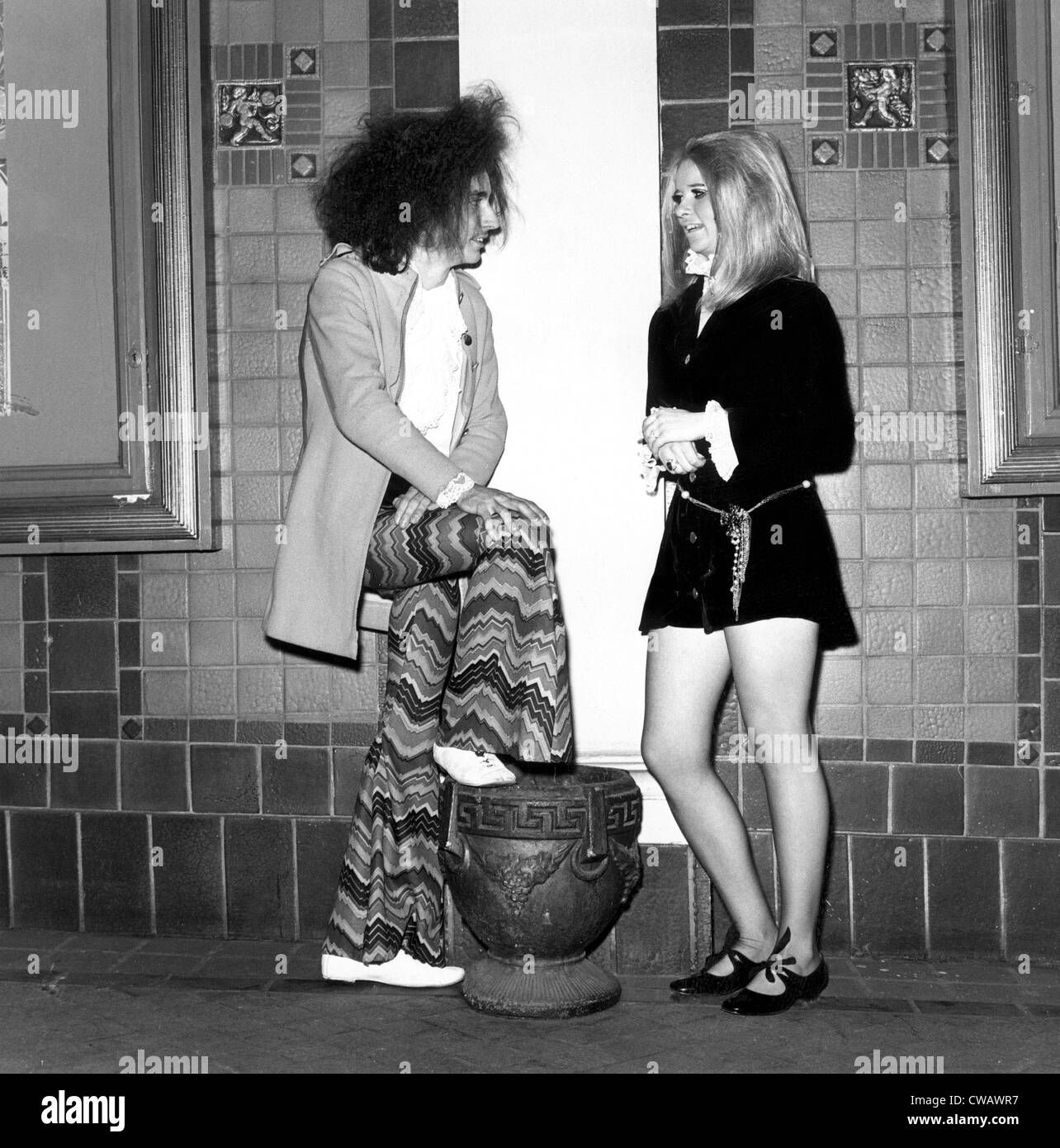 Les hippies en modes des années 60, le 7 novembre 1968.. Avec la permission de la CSU : Archives / Everett Collection Banque D'Images