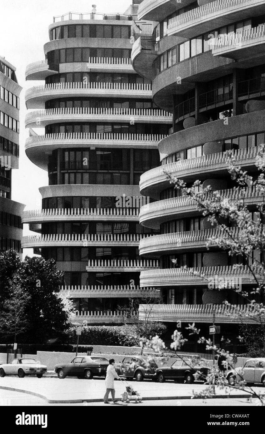 Watergate complex, 04-23-1973.. Avec la permission de la CSU : Archives / Everett Collection Banque D'Images