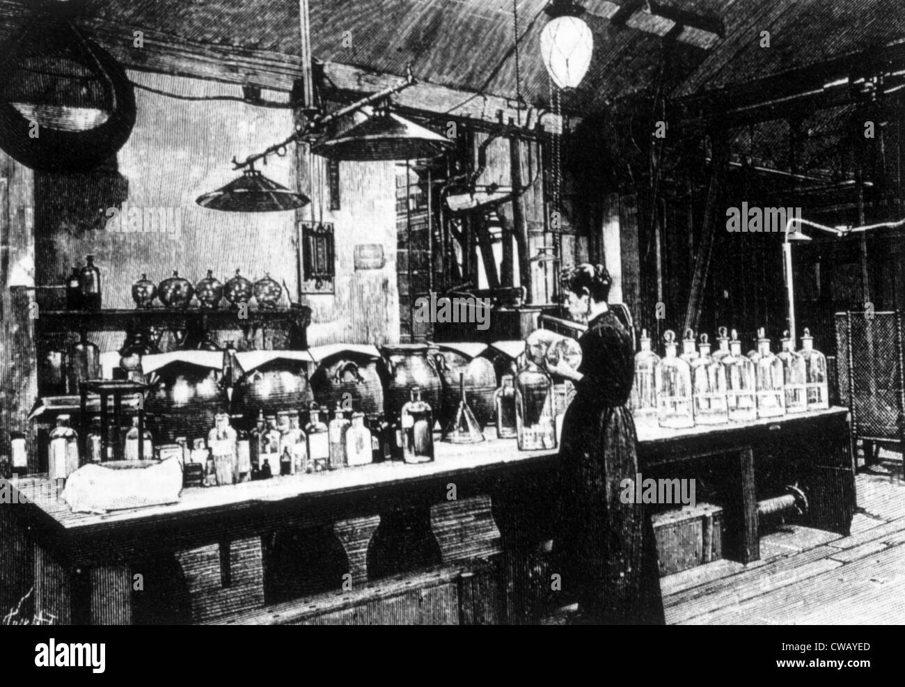 Préparation d'émulsions à l'usine Frères Lumière, 1894 Banque D'Images