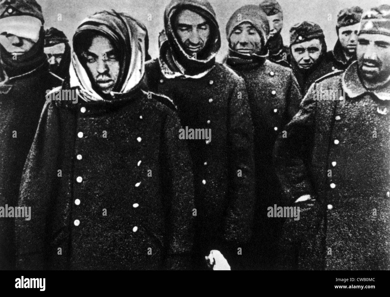 La Seconde Guerre mondiale, les soldats Allemands à Stalingrad, Russie, 1943 Banque D'Images