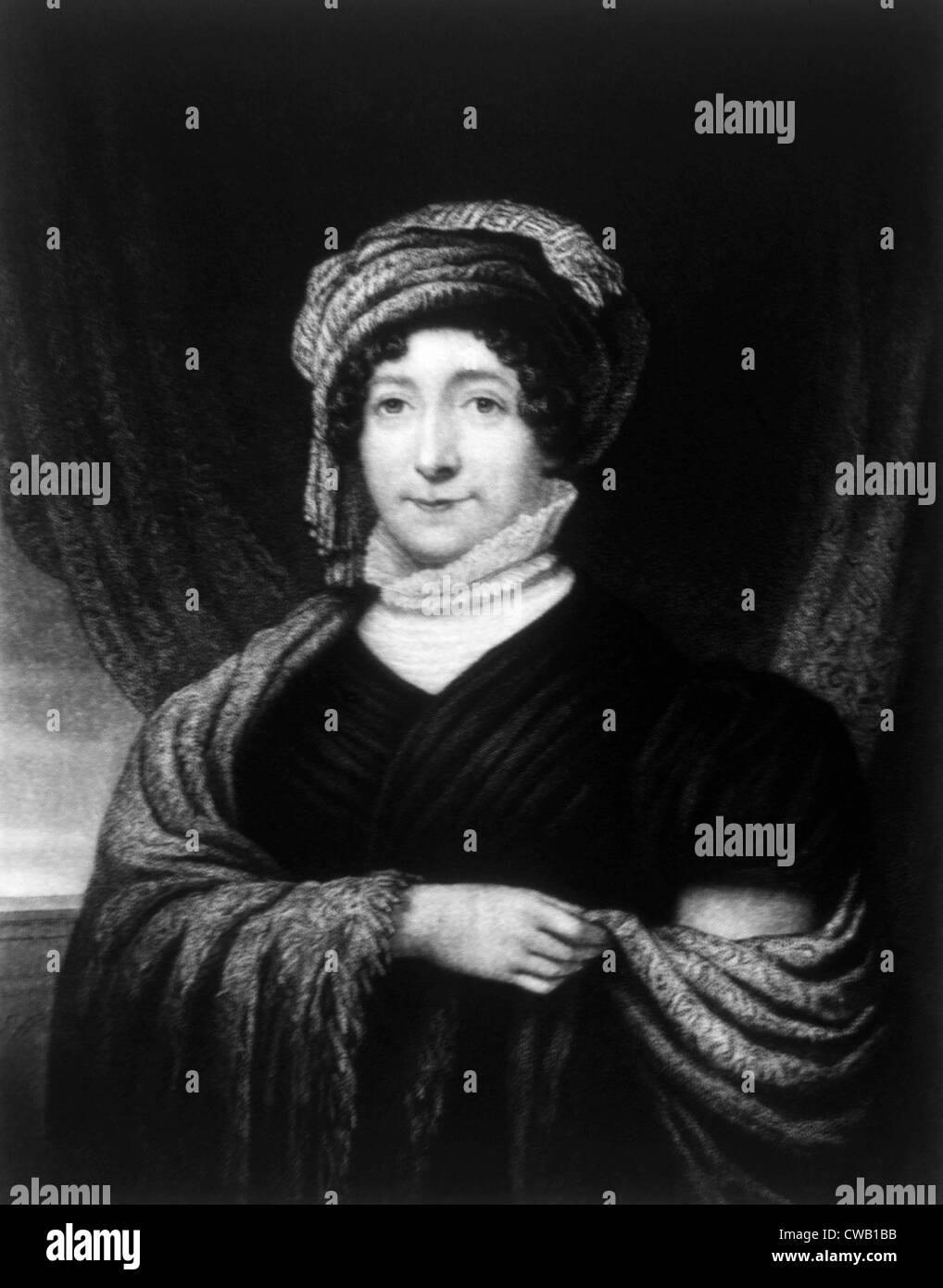 Dolley Madison (1768-1849), la Première Dame (1809-1817) Banque D'Images
