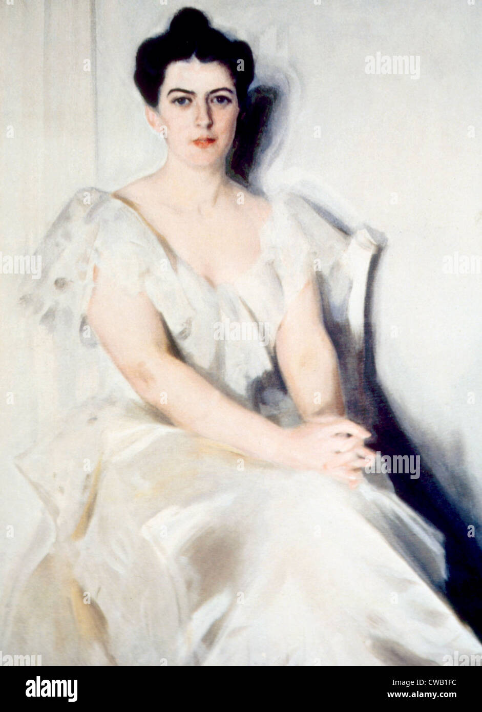 Frances Folsom Cleveland (1864-1947), première dame de Halifax à Vancouver (1893-1897) (portrait), par Anders Zorn Banque D'Images