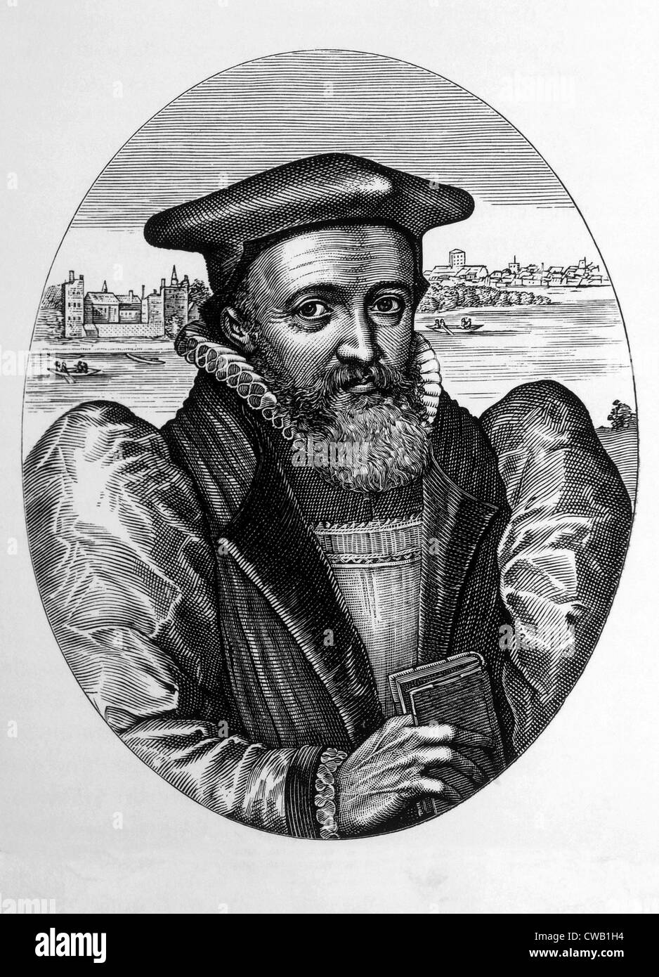 George Abbot (1562-1633), Archevêque de Cantorbéry de 1611-1633 Banque D'Images
