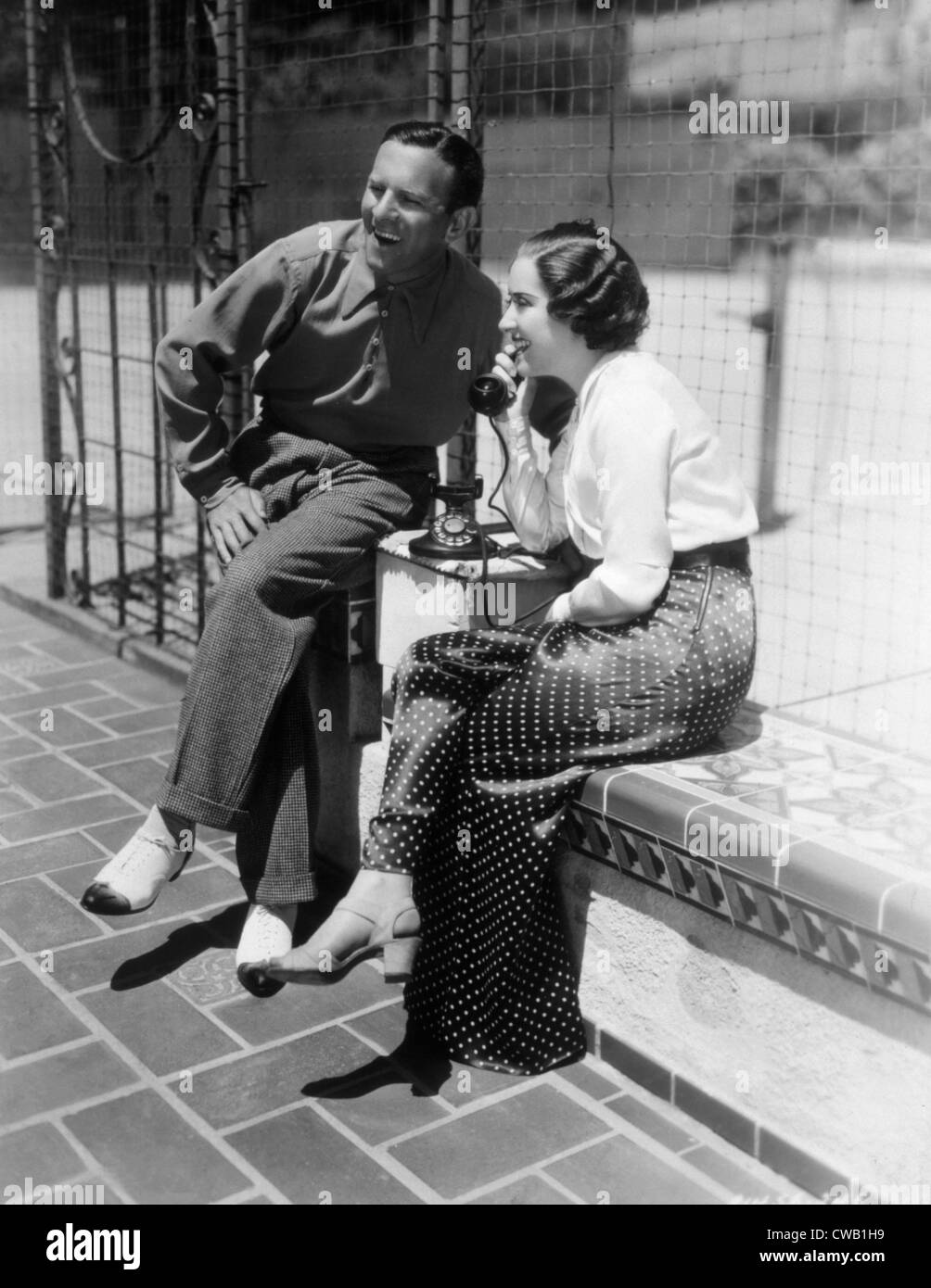 George Burns et Gracie Allen, 1936 Banque D'Images