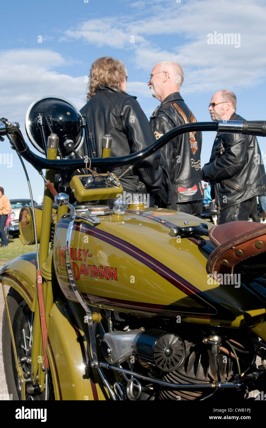 Veste en cuir noir harley davidson Banque de photographies et d�??images ?� haute r?�solution - Alamy