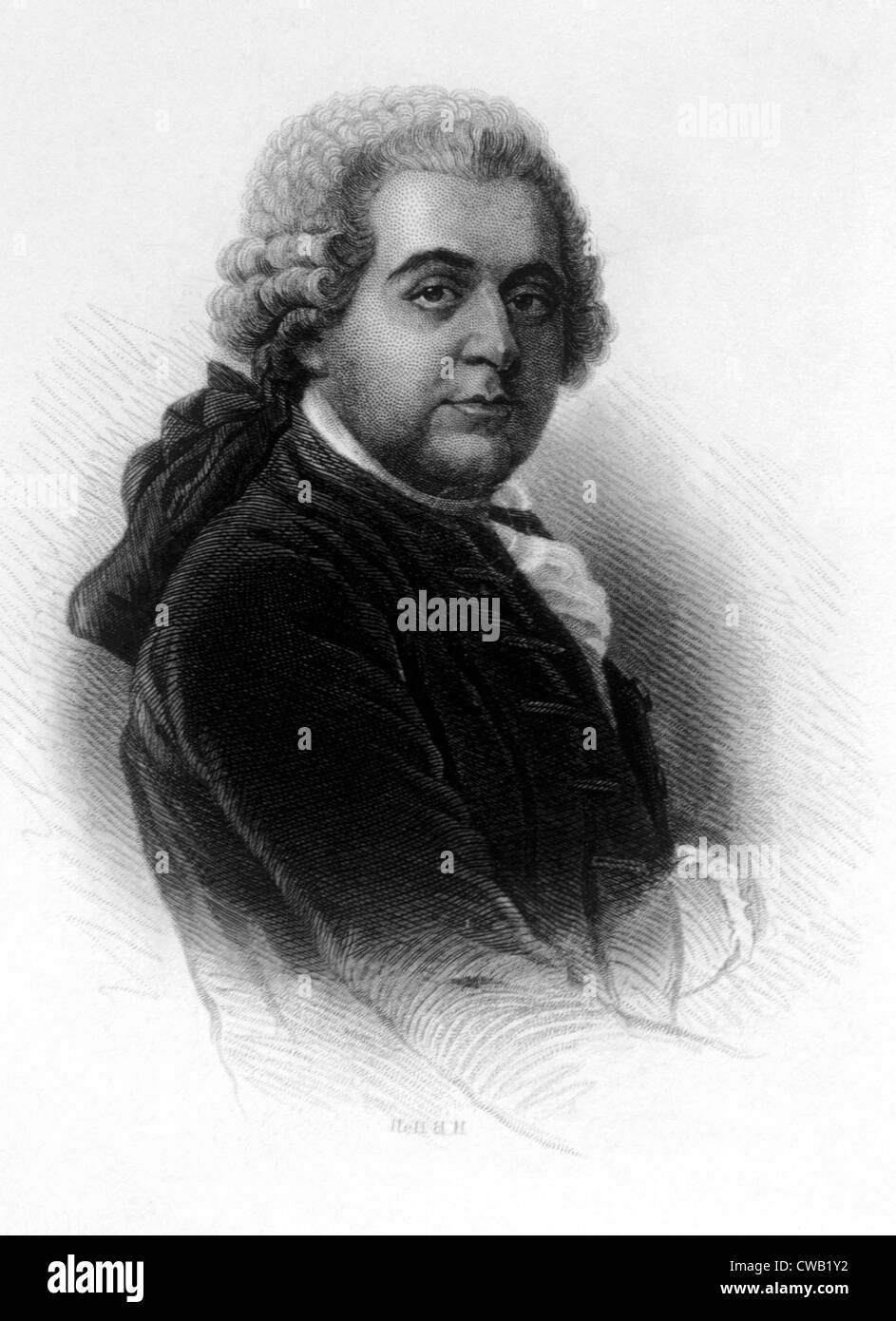 John Adams (1735-1826), Président des États-Unis (1797-1801) Banque D'Images
