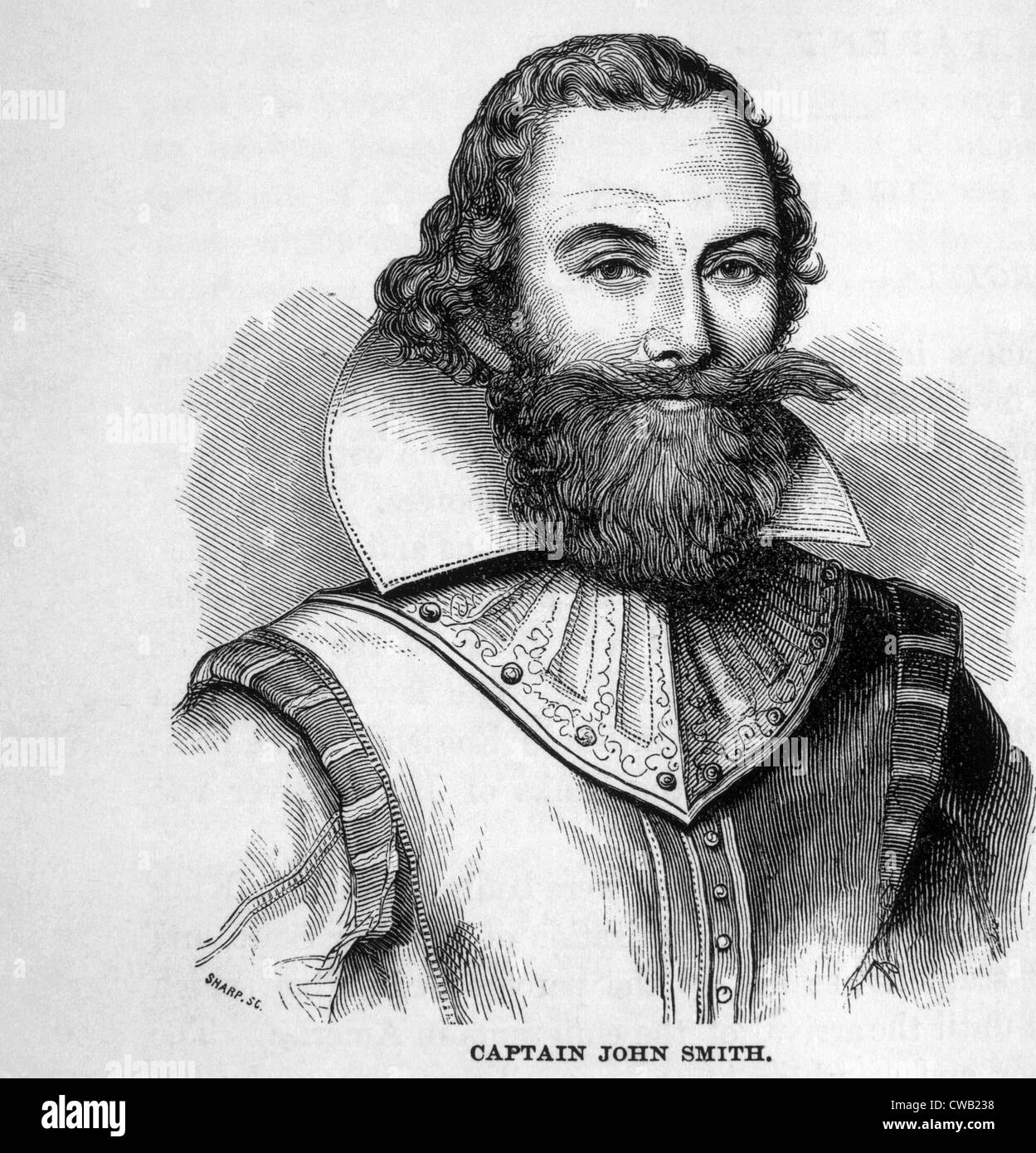 Le capitaine John Smith (ca. 1580-1631) Banque D'Images