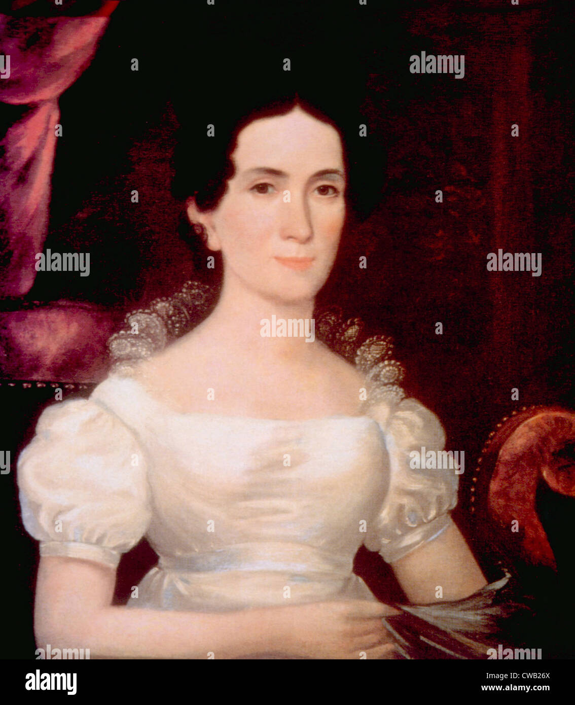 Letitia Tyler (1790-1842), la Première Dame (1841-1842) Banque D'Images