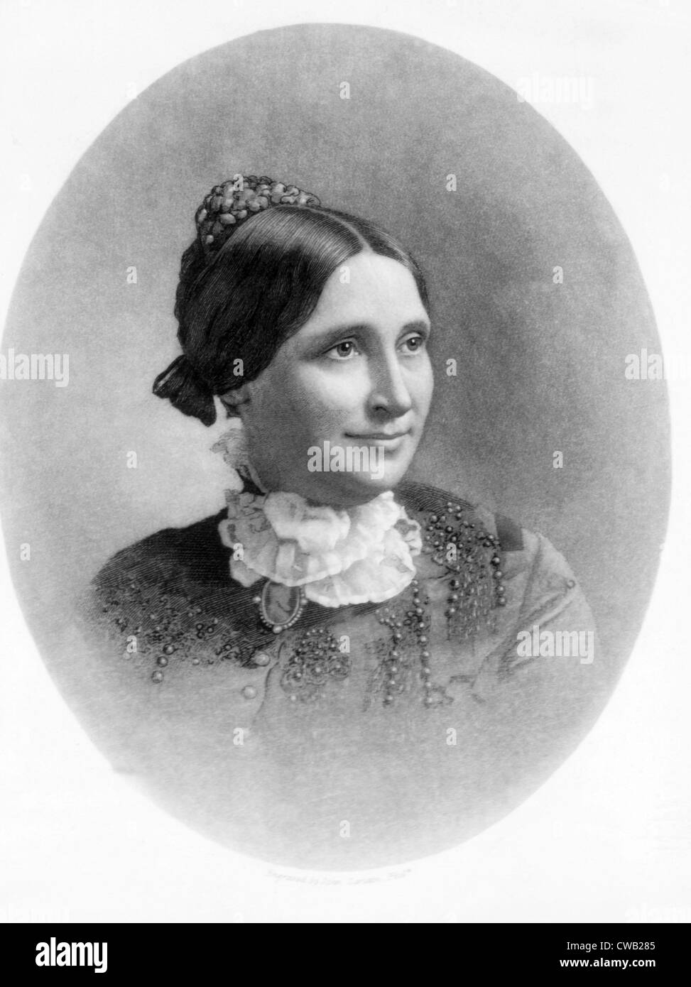 Lucy Ware Webb Hayes (1831-1889), la Première Dame (1877-1881) Banque D'Images