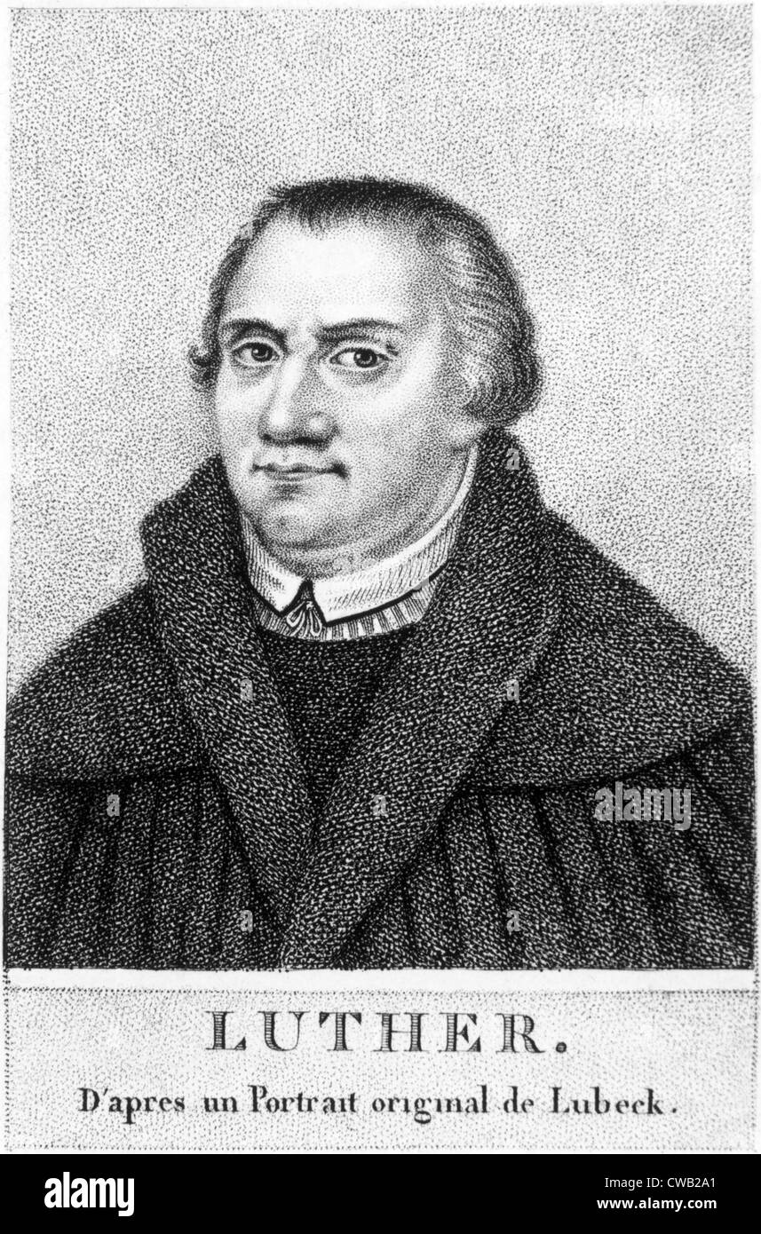 Martin Luther (1483-1546) Banque D'Images