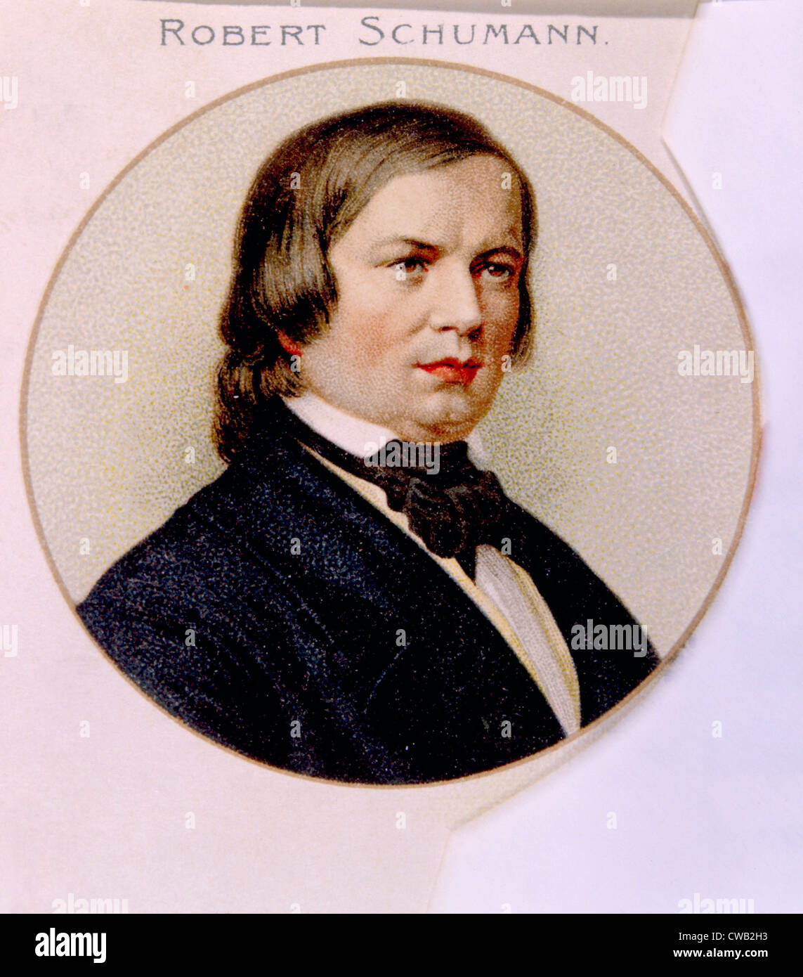Robert Schumann (1810-1856) Banque D'Images