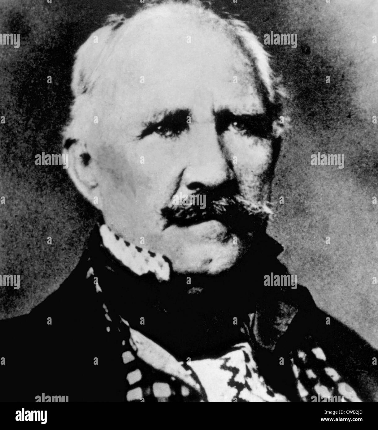 Le général Sam Houston (1793-1863), photo de Mathew Brady Banque D'Images