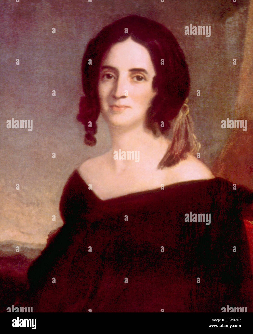 Sarah Polk (1803-1891), la Première Dame (1845-1849) Banque D'Images