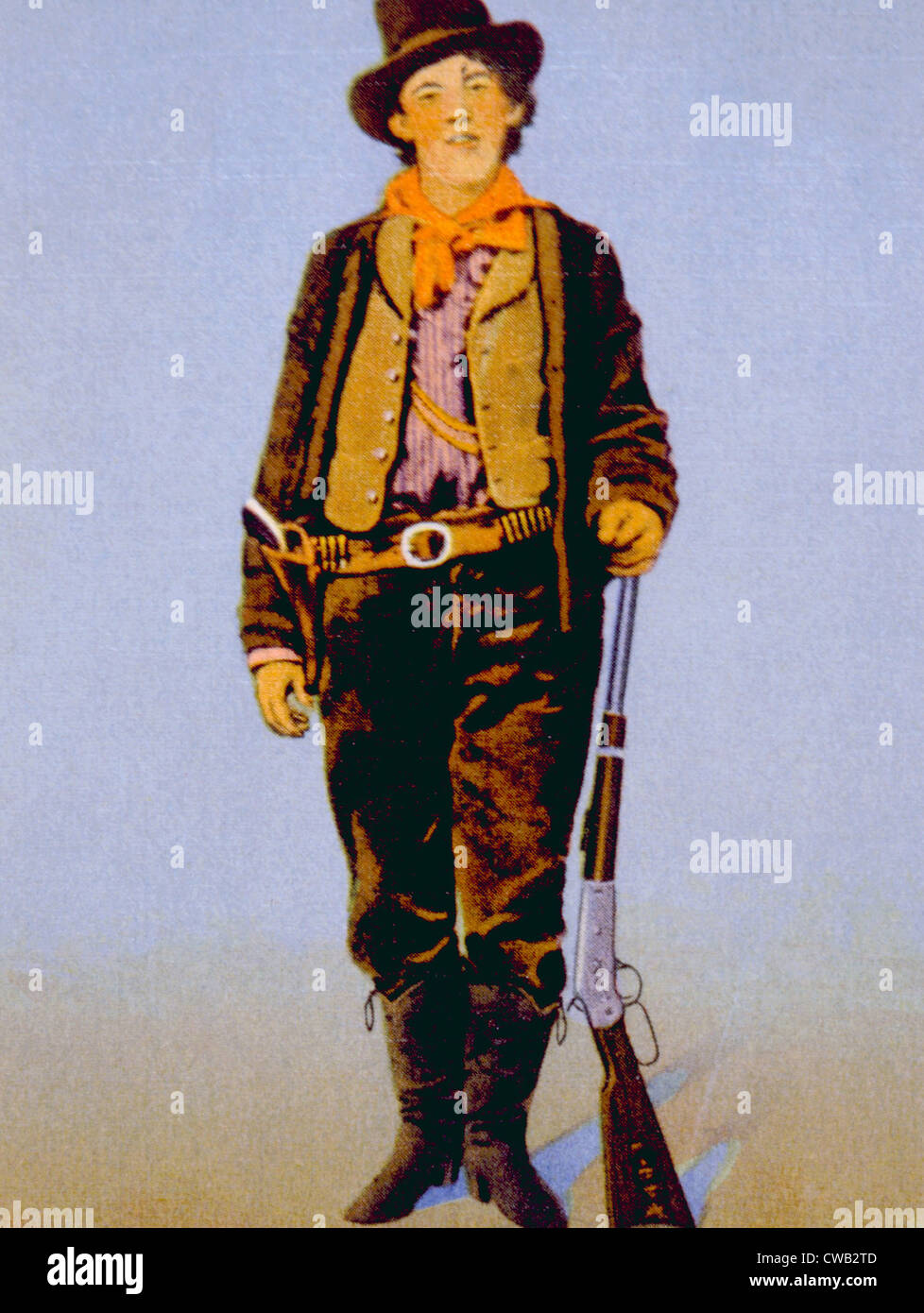 William H. Bonney (alias Billy the Kid) (1859-1881) Banque D'Images