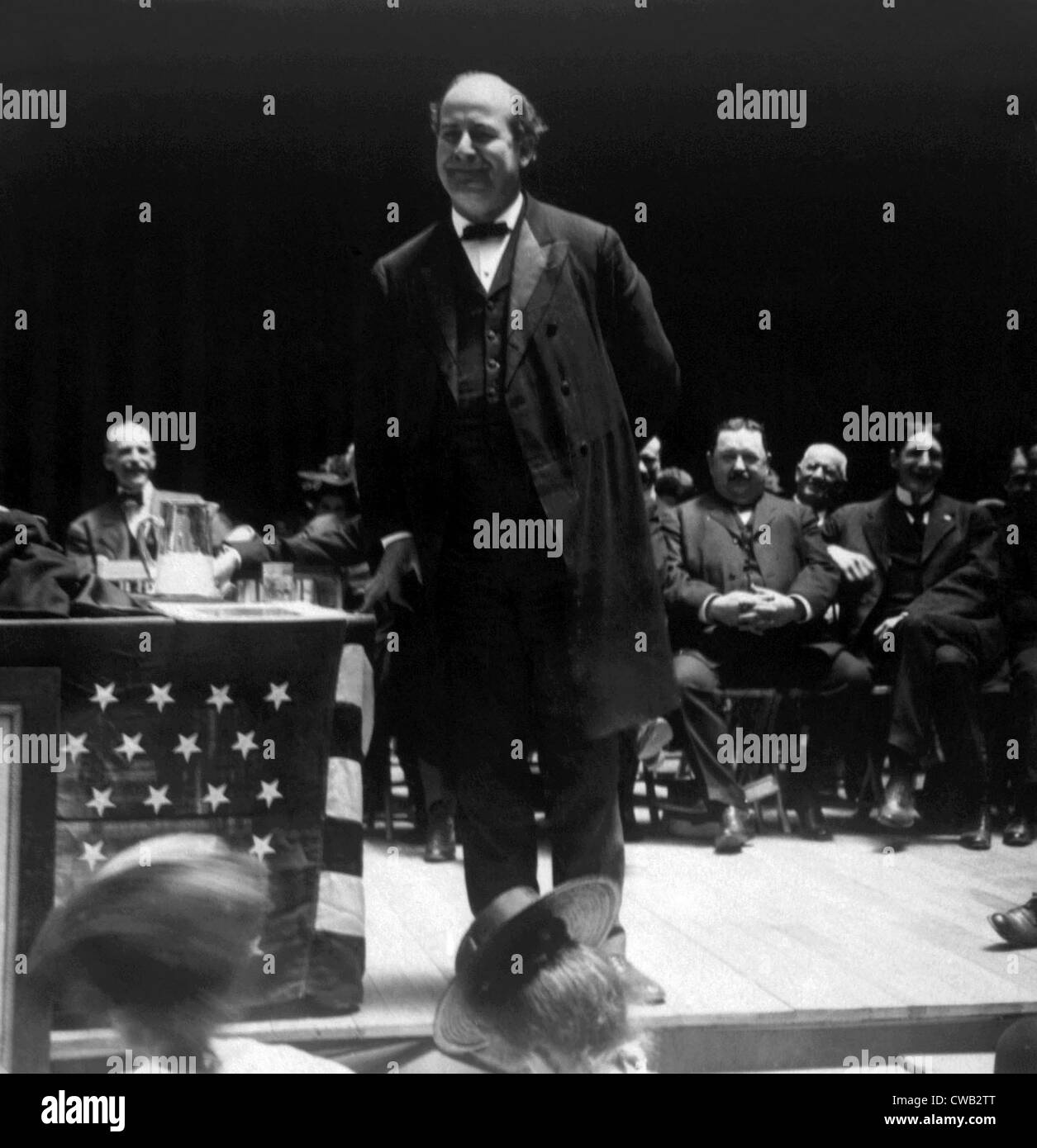 William Jennings Bryan livrant un discours, 1907 Banque D'Images