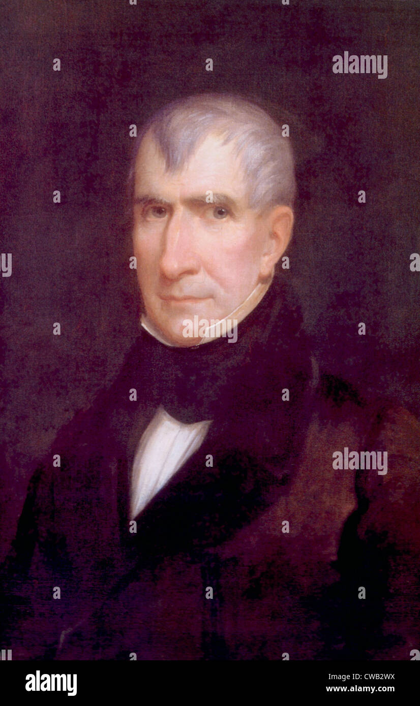 William Henry Harrison (1773-1841), le président des États-Unis, 1841 Banque D'Images
