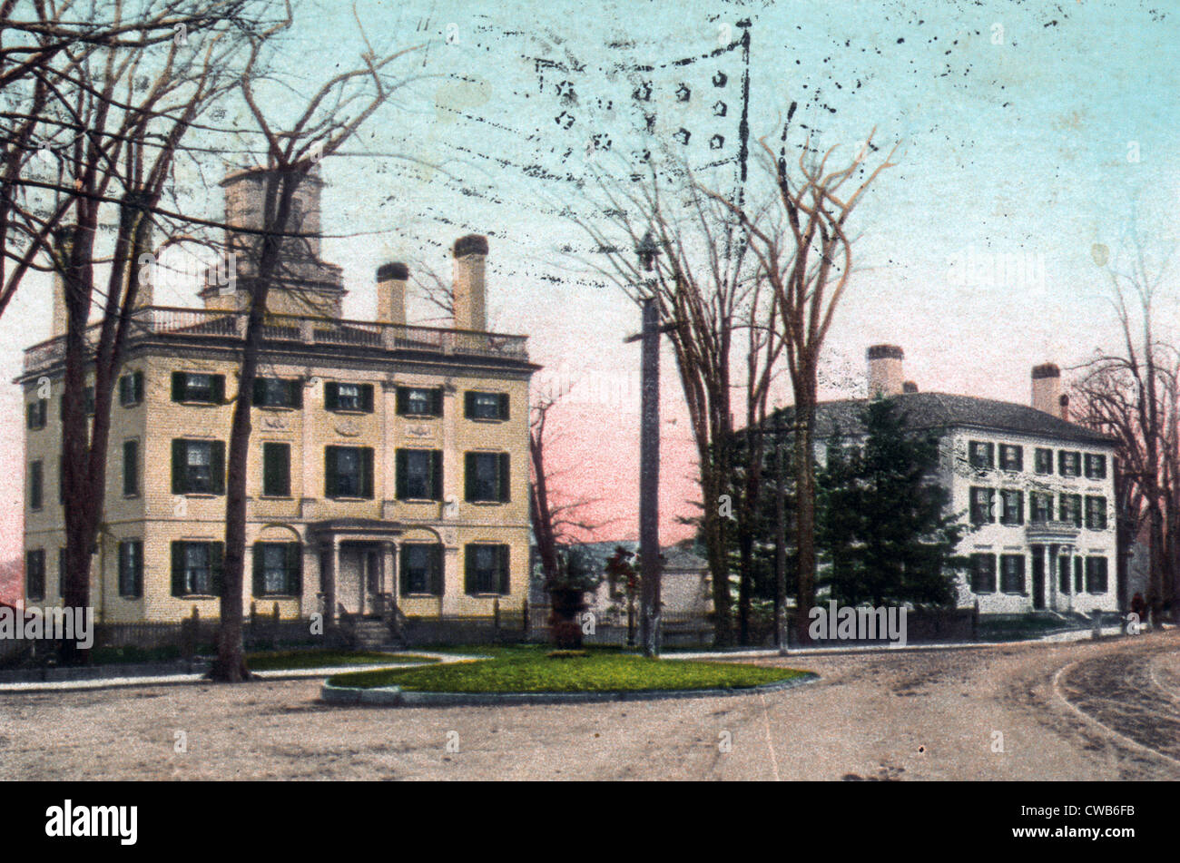 Haymarket Square, Portsmouth, N.H., demi-teintes couleur. ca. 1905 Banque D'Images