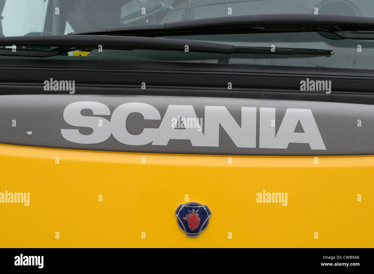 Camions camion Scania bus bus Banque D'Images