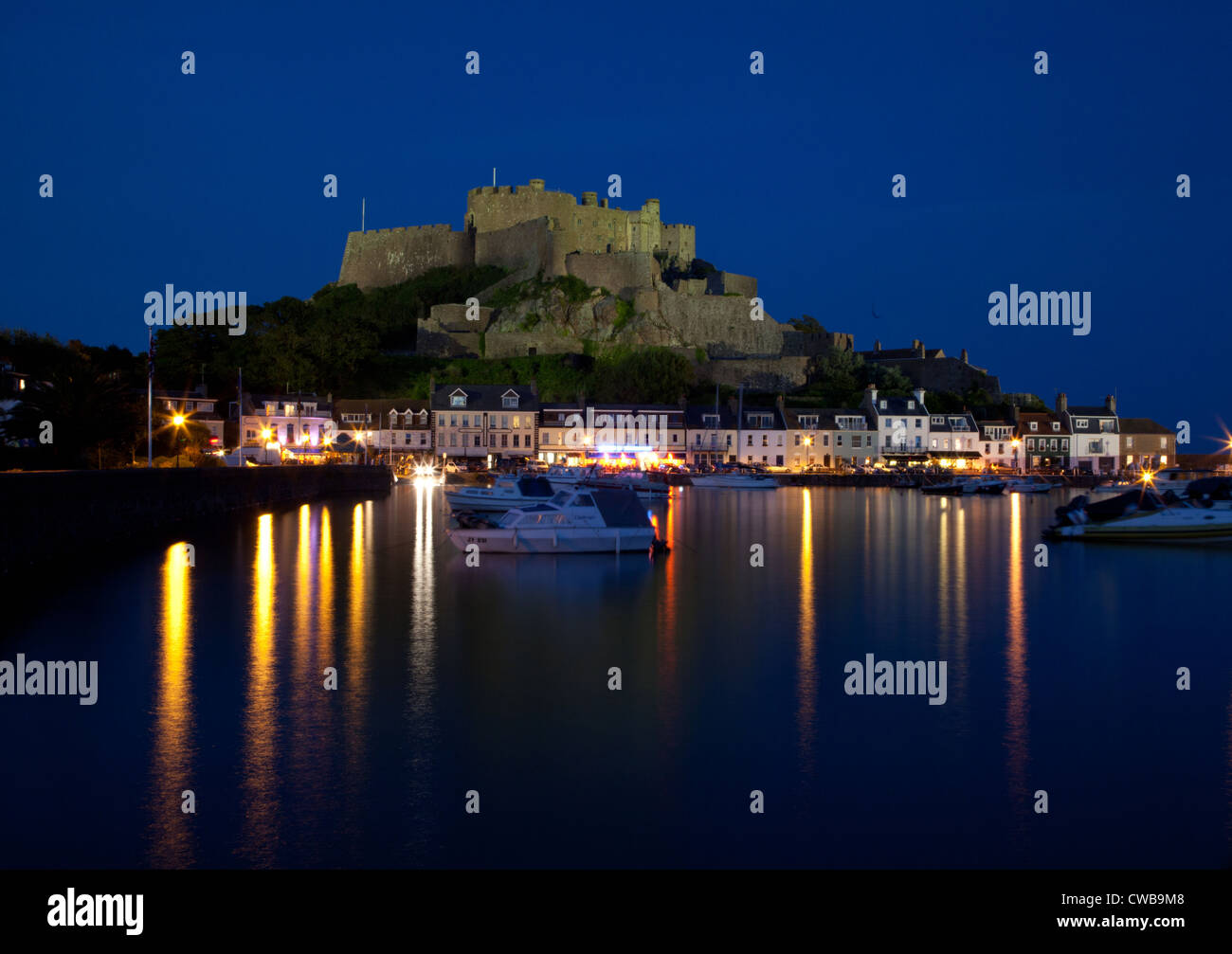 Le port de Gorey, Jersey Banque D'Images