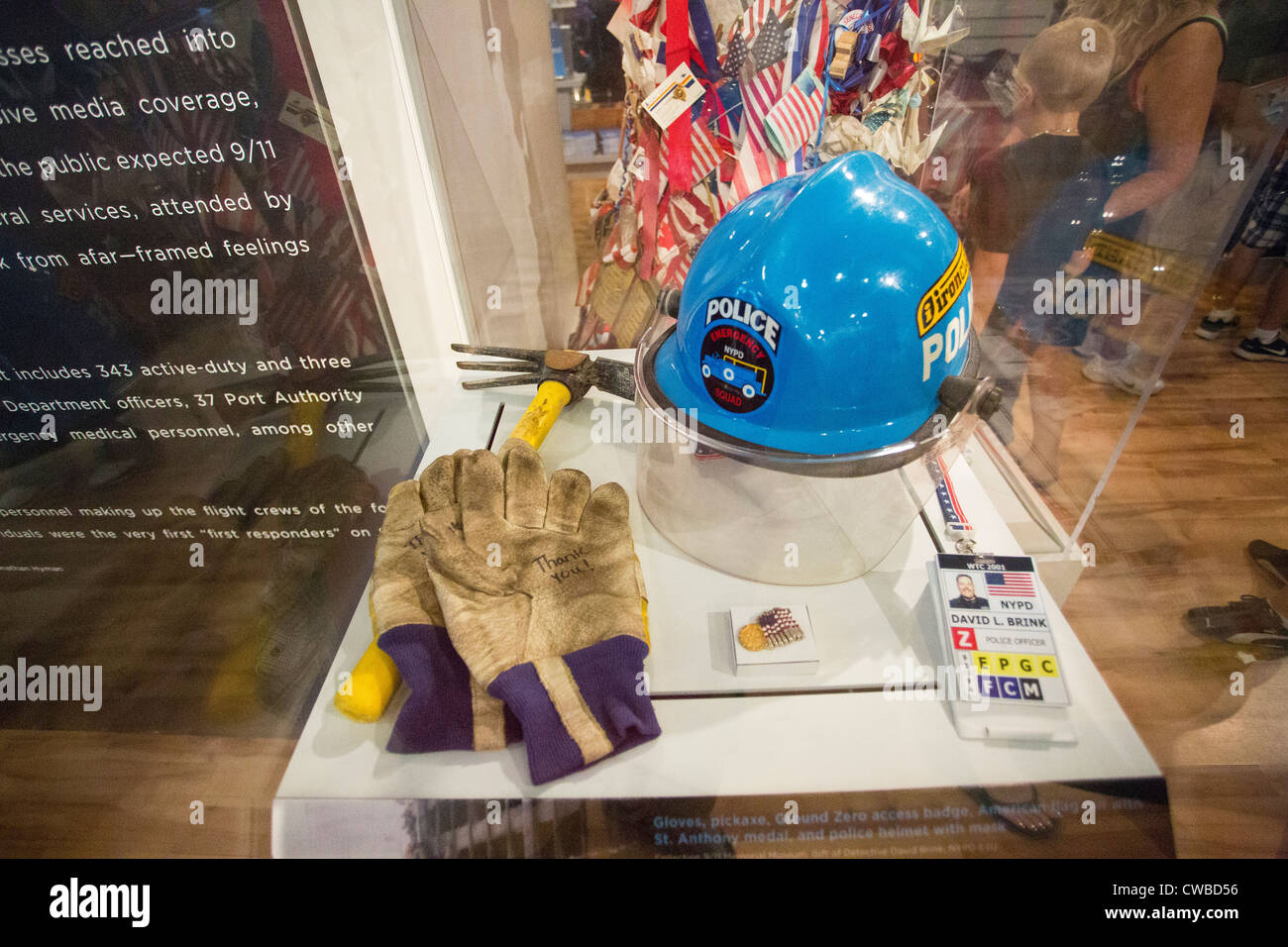 Artefacts de l'attaque terroriste - 9/11 Memorial Museum Banque D'Images