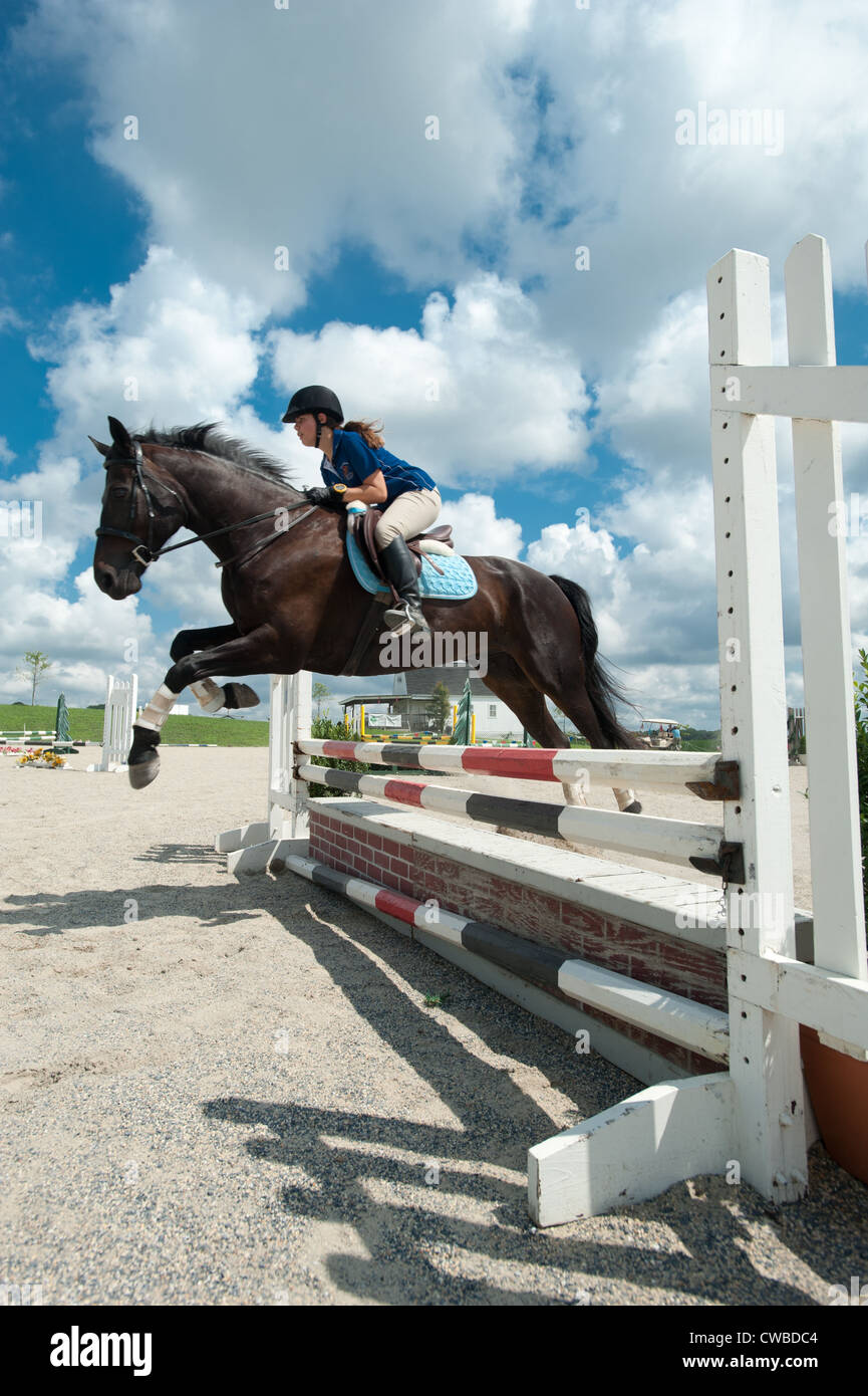 L'équitation au casino Banque D'Images