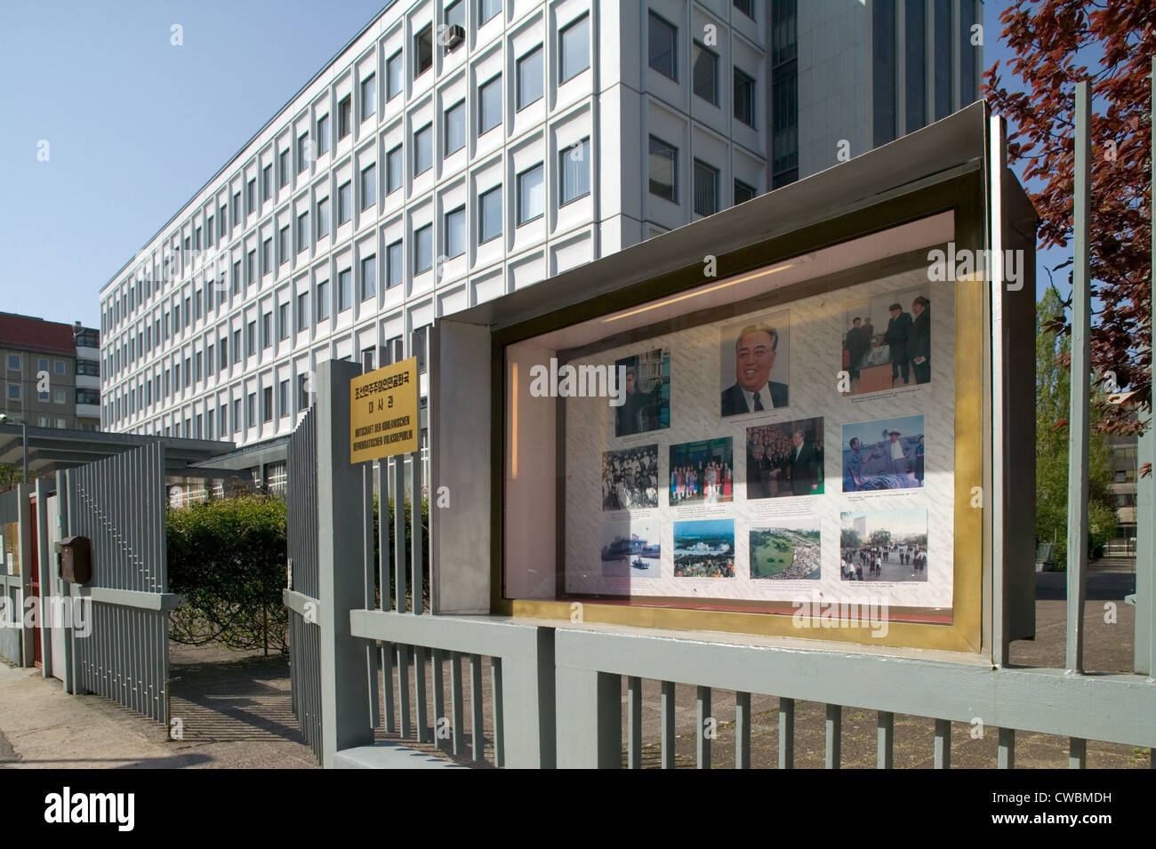 Berlin, Ambassade du Vietnam du Nord Banque D'Images