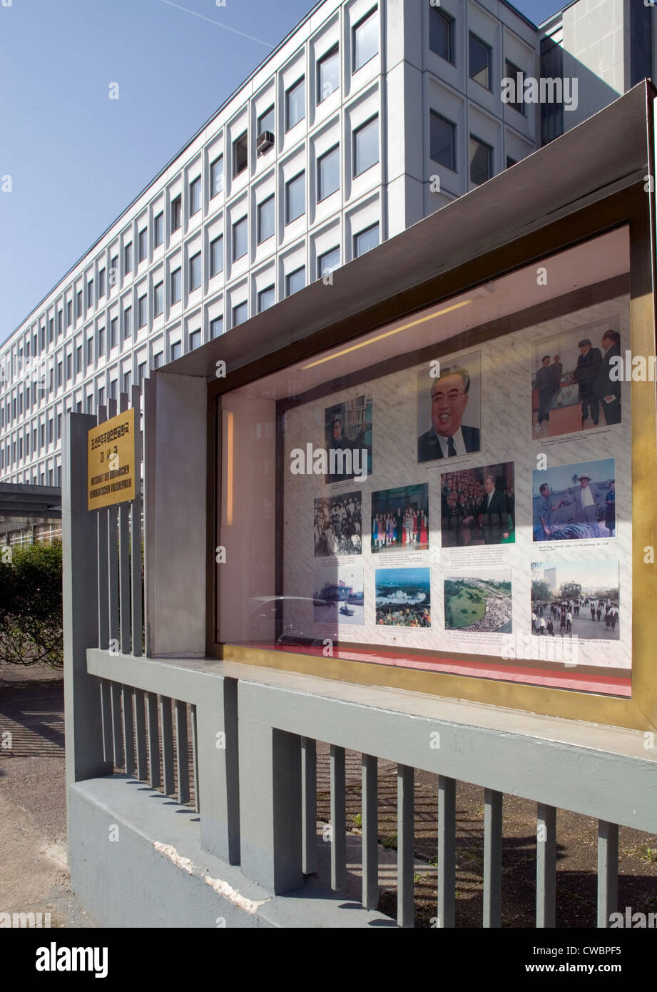 Berlin, Ambassade du Vietnam du Nord Banque D'Images