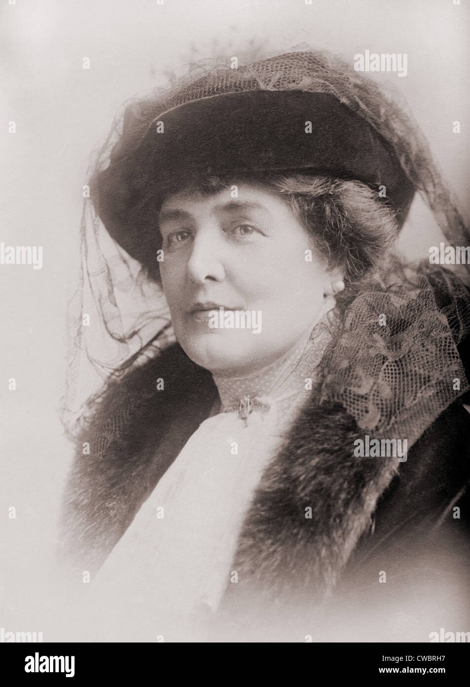 Lady Randolph Churchill (1854-1921), Jennie Jerome né à Brooklyn, New York, Randolph Churchill britanniques mariés en 1874. Banque D'Images