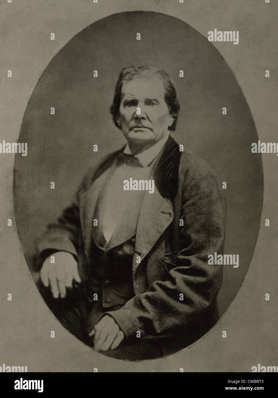 Thomas Lincoln (1779-1851), père du président Abraham Lincoln. Ca. Années 1840. Banque D'Images