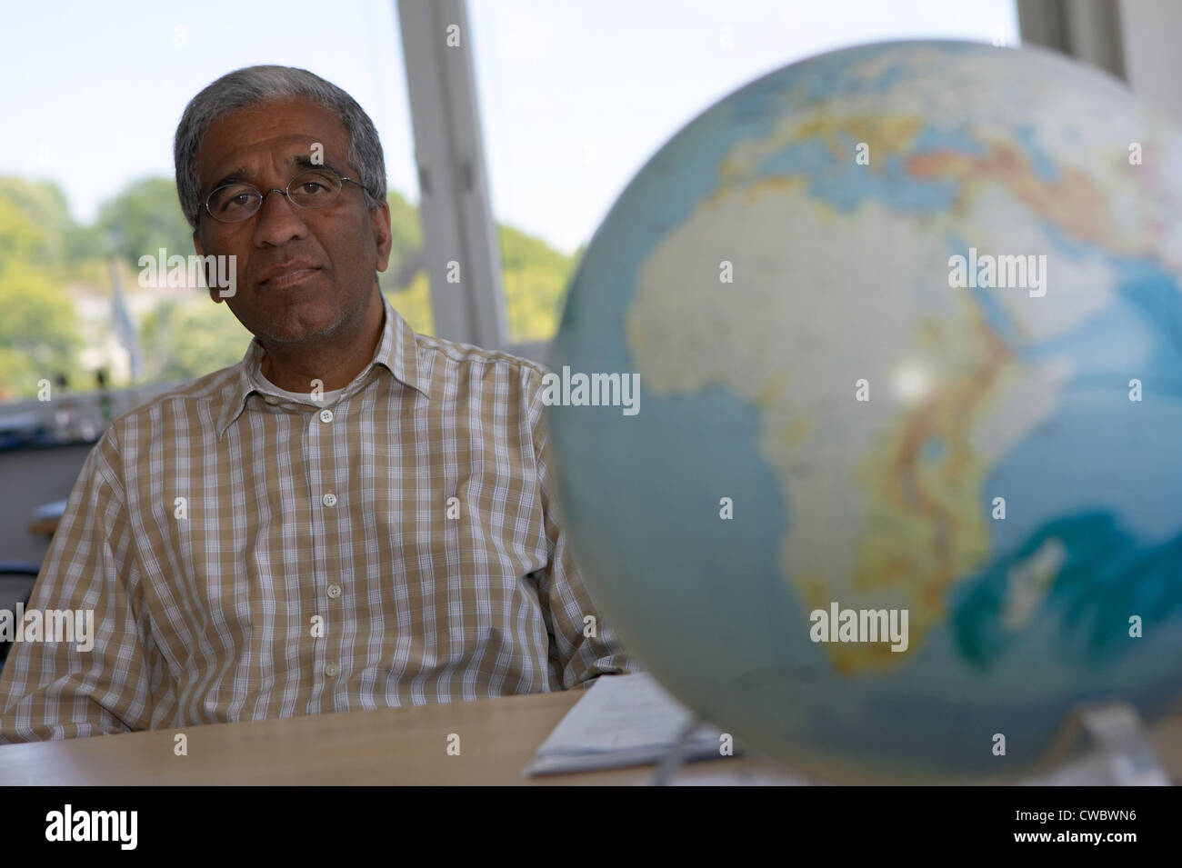 Le climatologue Dr Mojib Latif Banque D'Images