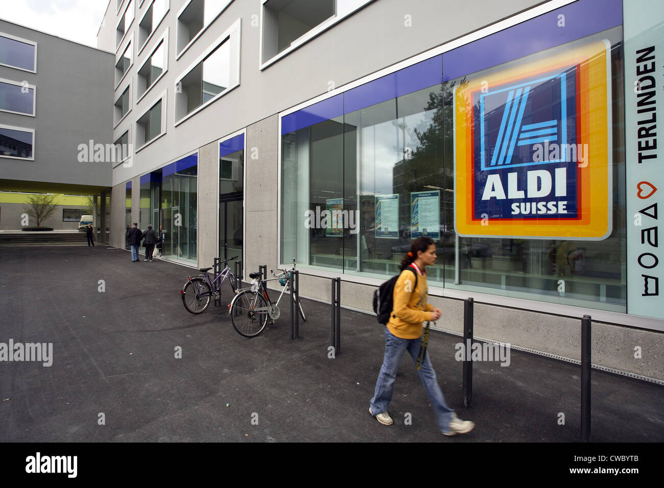 La chaîne discount allemande Aldi en Suisse Banque D'Images