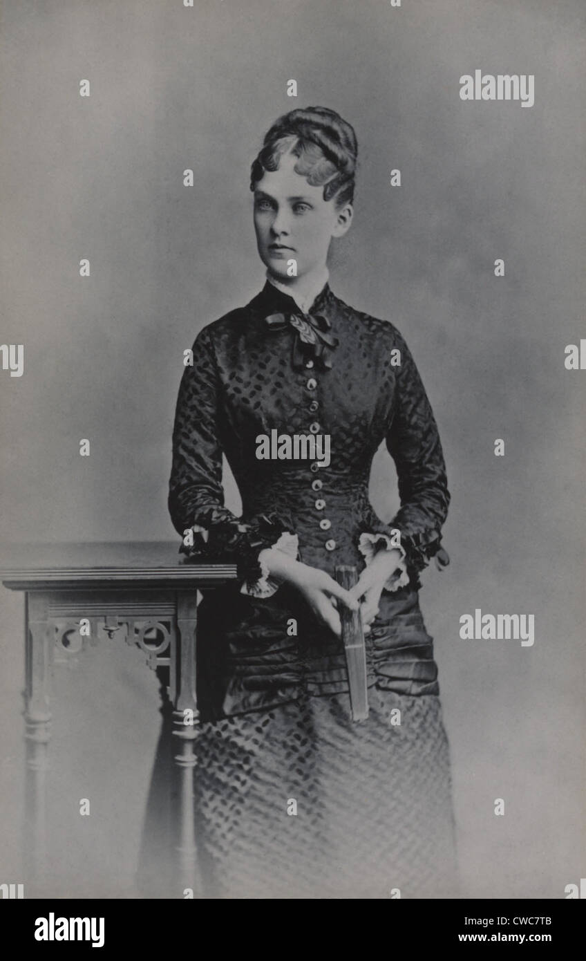 La première femme de Theodore Roosevelt Alice Lee Hathaway 1861-1884 . Banque D'Images