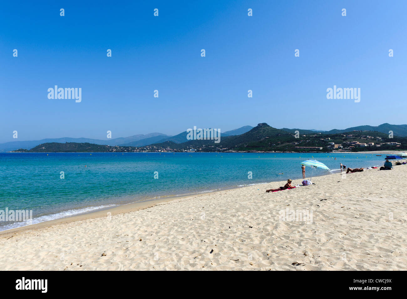 Golf à La Plage De La Liscia Corse France Banque Dimages