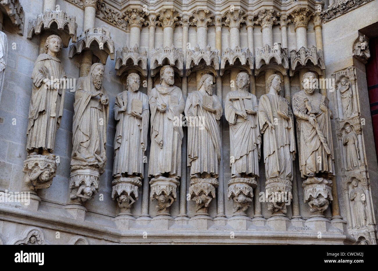 Cathédrale Notre-Dame d' Amiens Amiens,Somme,,Picardie,France Banque D'Images