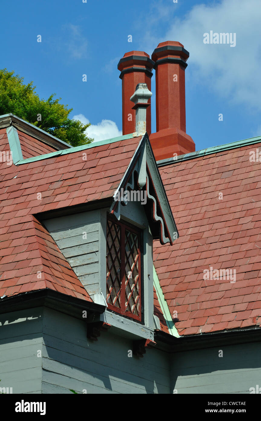 Hôtel particulier de Kingscote, Newport, Rhode Island, USA Banque D'Images